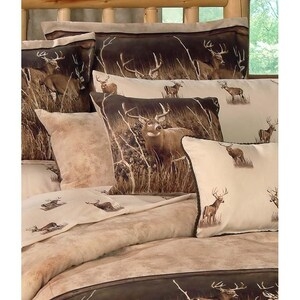 Blue ridge trading deer meadow king comforter bedding set