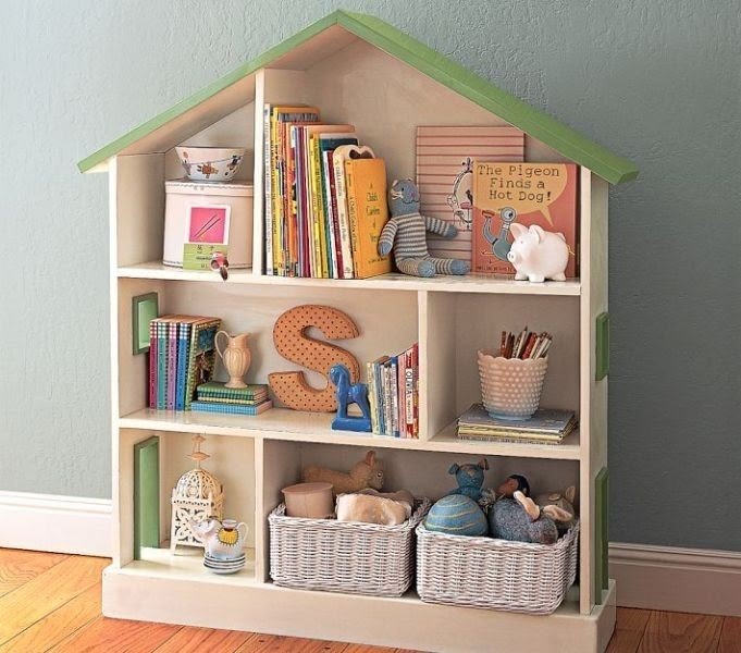 Child bookcase toy storage