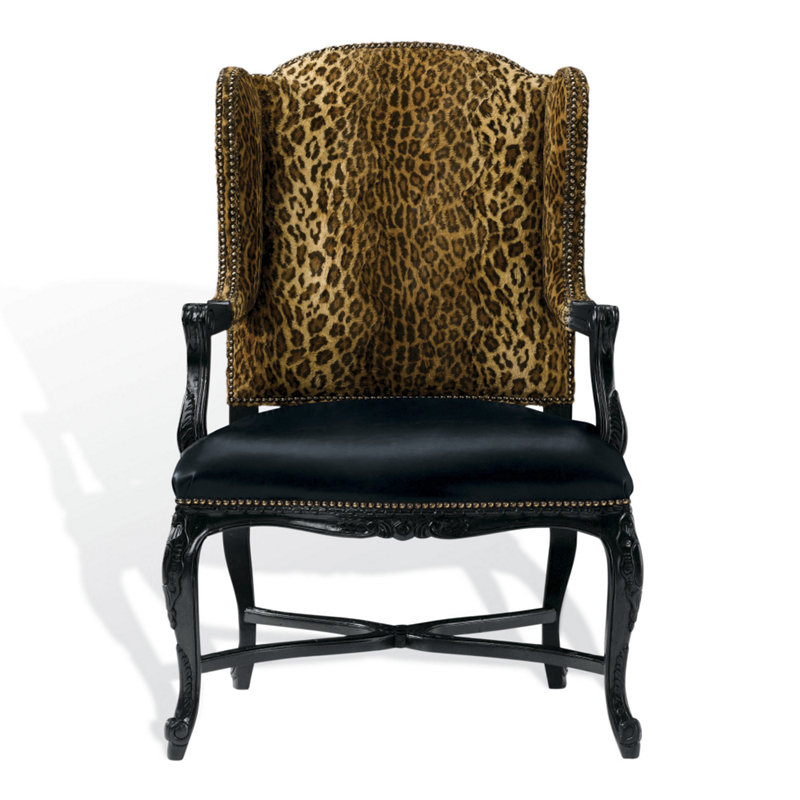 Leopard armchair