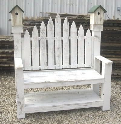 Outdoor timber bench seats