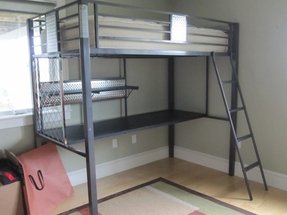 Powell Loft Bed With Desk Ideas On Foter