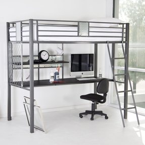 Powell Loft Bed With Desk - Foter