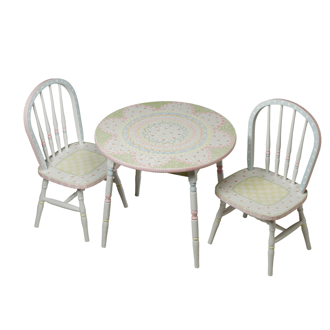 Round table and chairs for kids 9