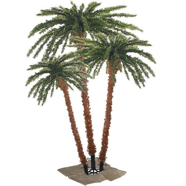 Sterling 3240-456c 4-Feet, 5-Feet and 6-Feet Pre-Lit Palm Tree Clear Lights