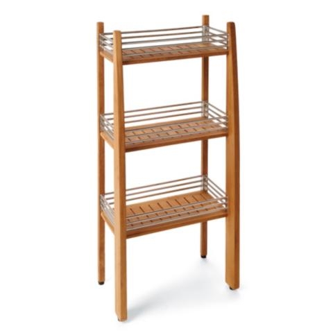 Teak Corner Shelf Caddy - Foter