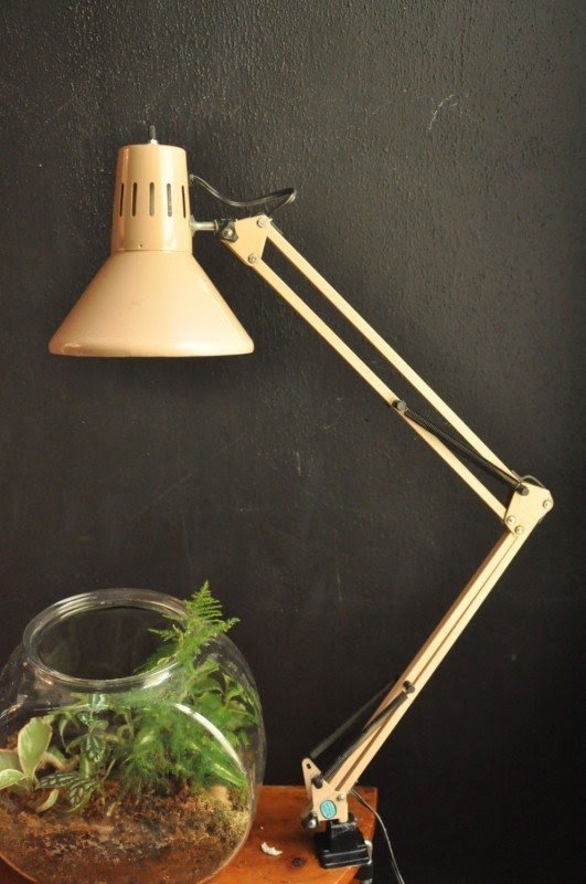 Vintage 1970s modern task light swing arm drafting by drowsyswords