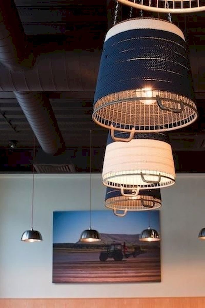 woven drum lamp shade