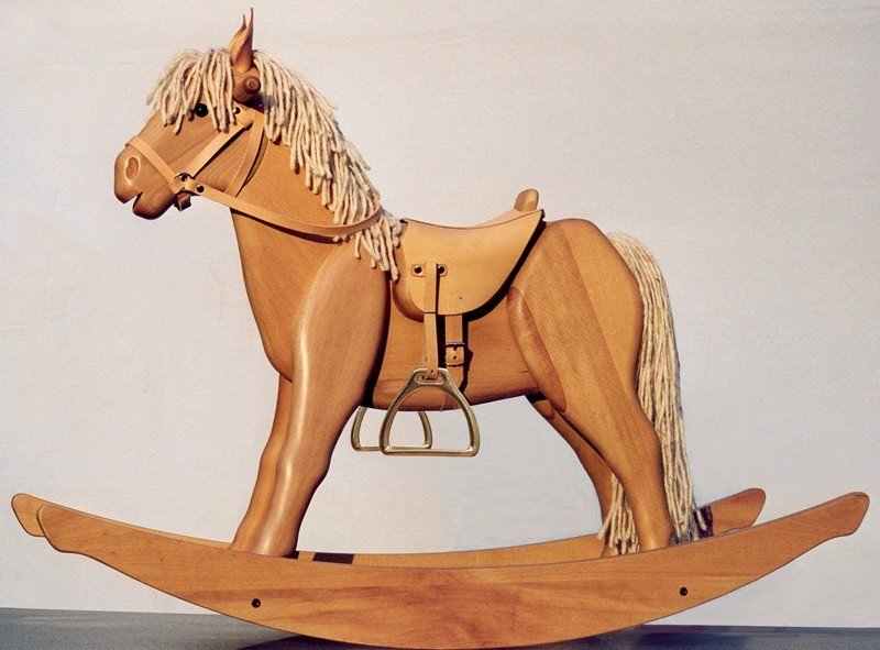 A rocking horse can take a child to places only