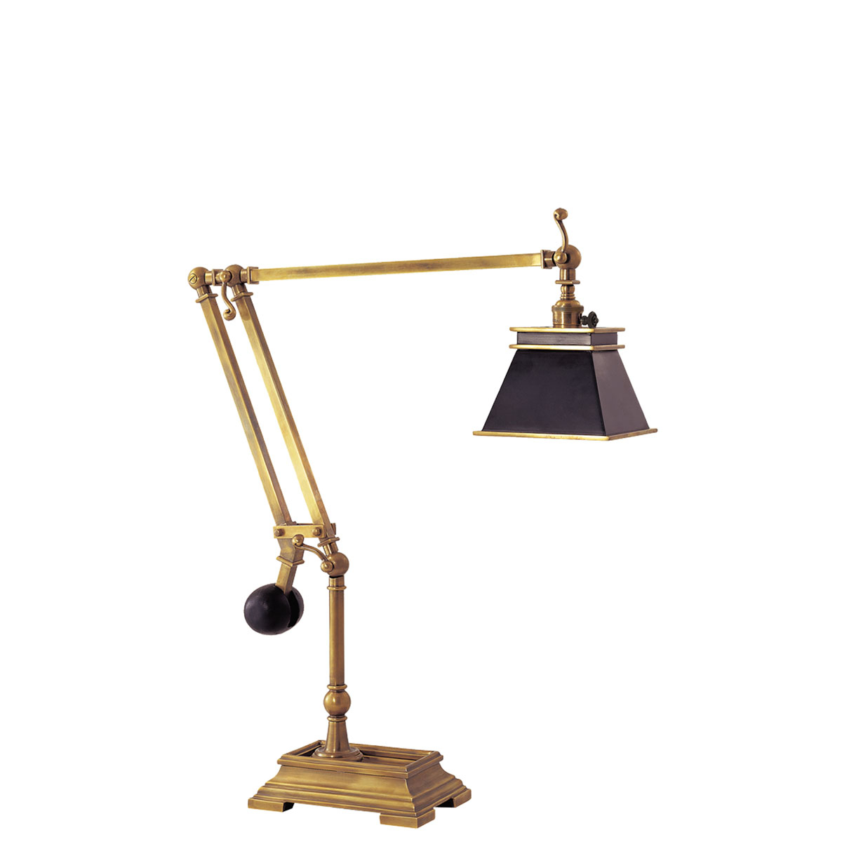 Antique brass pharmacy desk lamp 18