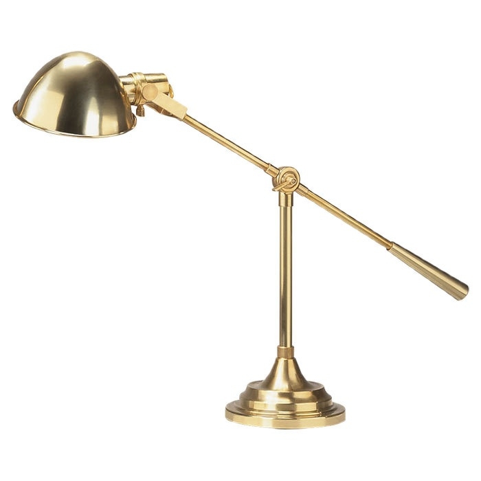 Brass pharmacy table lamp