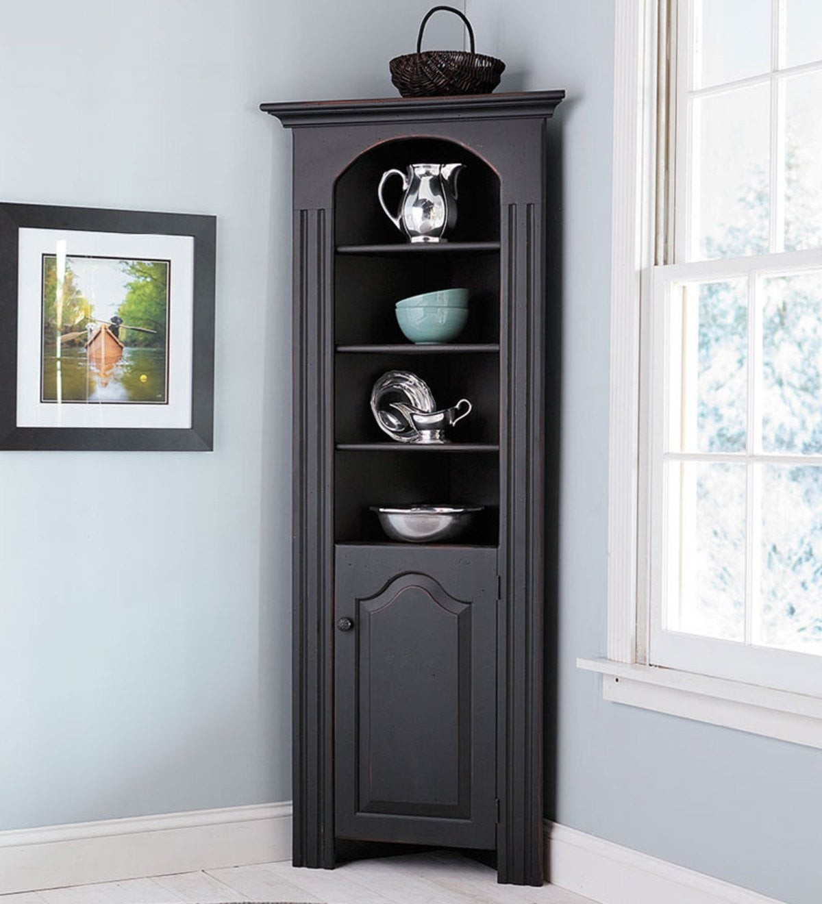 Home richmond corner cabinet