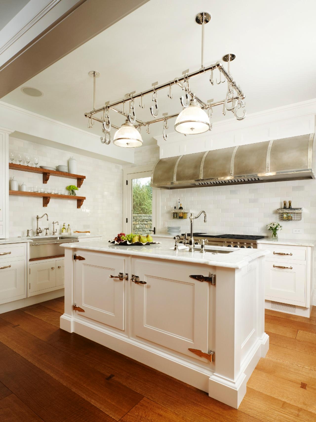 Kitchen Island With Pot Rack - Foter