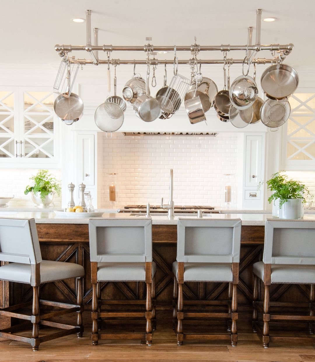 Kitchen Island With Pot Rack Ideas on Foter