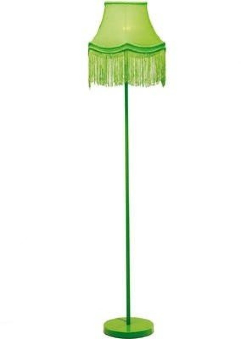 lime green floor lamp