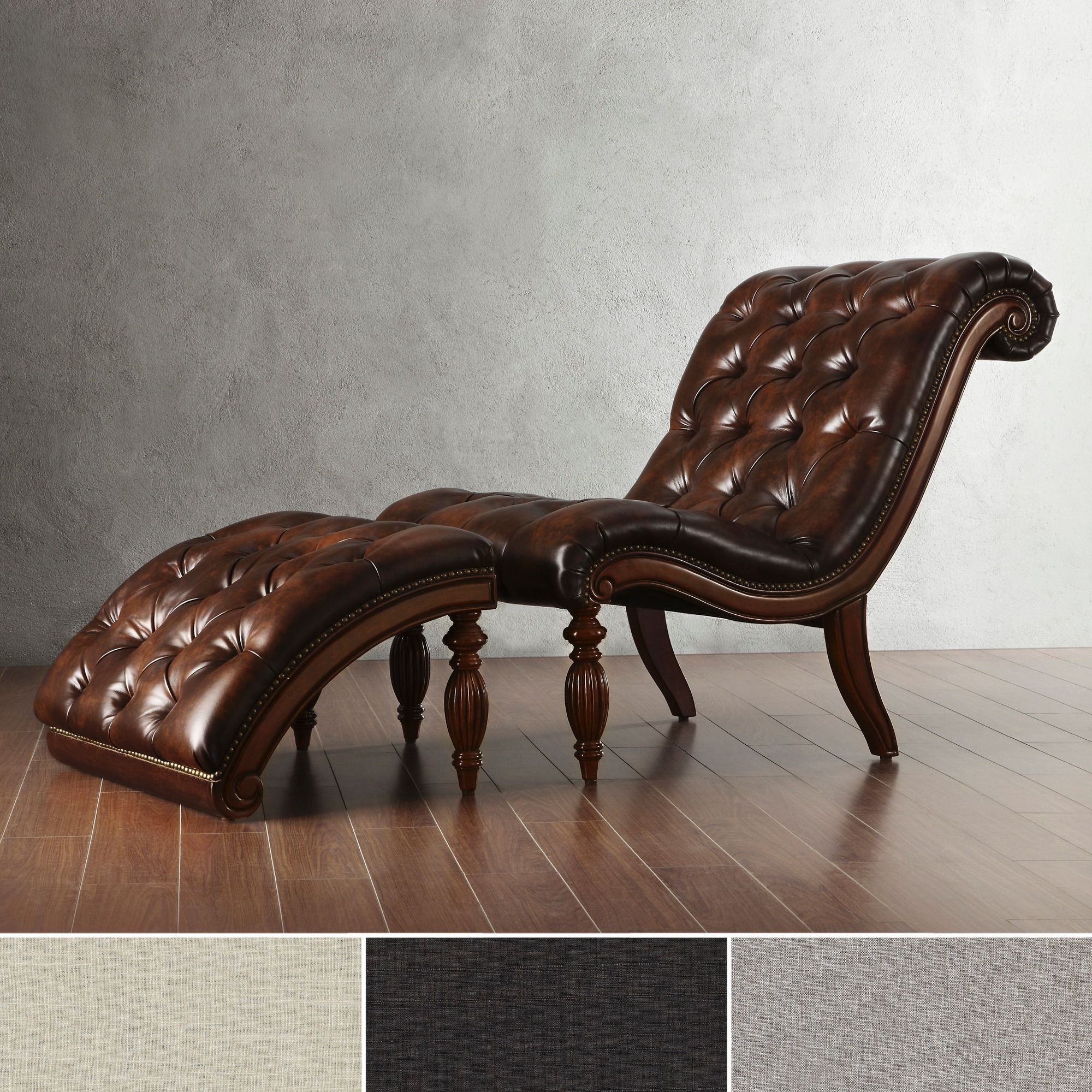 Chaise Lounge, Chaise Moumoute Fendi Brun