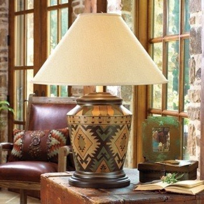 Native american table lamps 28
