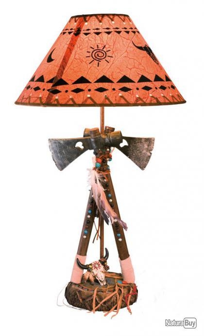 native american table lamps