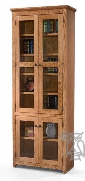 Oak Bookcases With Doors Ideas On Foter