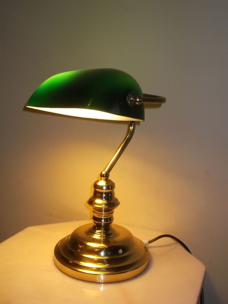 Old fashioned desk lamp