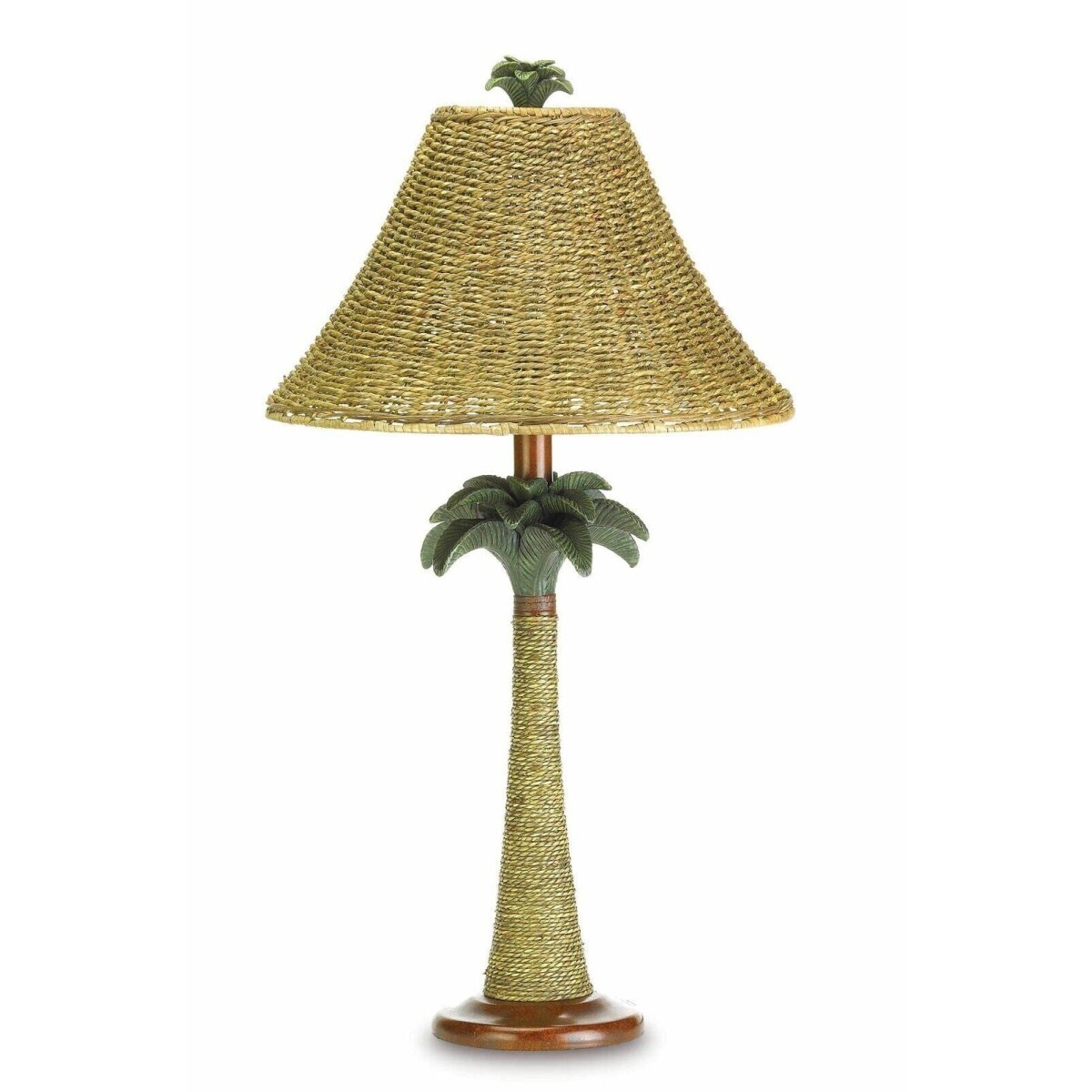 Palm tree shade table lamp 21