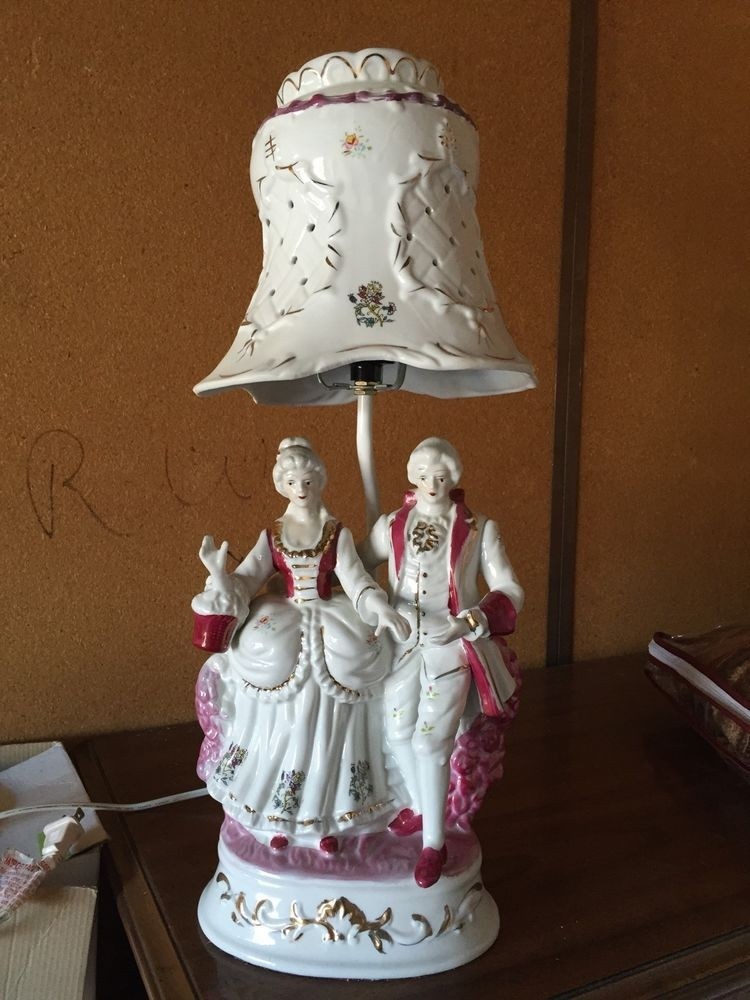 Porcelain figurine lamp 2