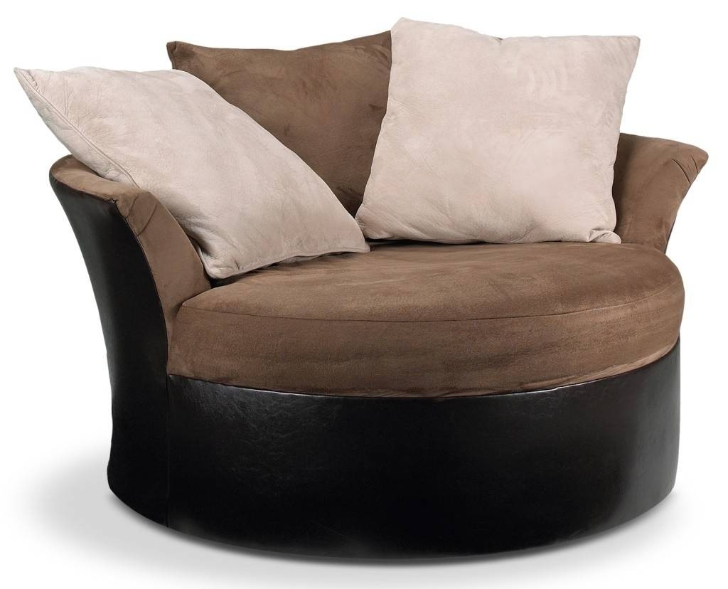 round spinning loveseat