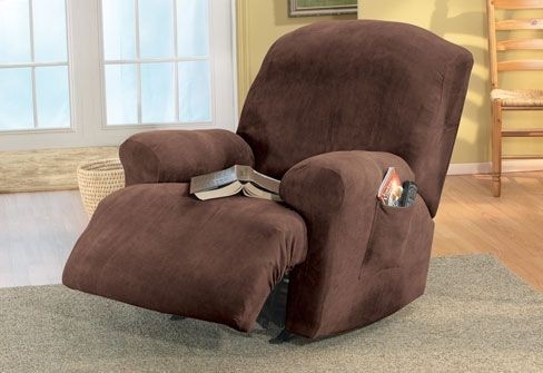 Check out stretch pique recliner slipcover chocolate