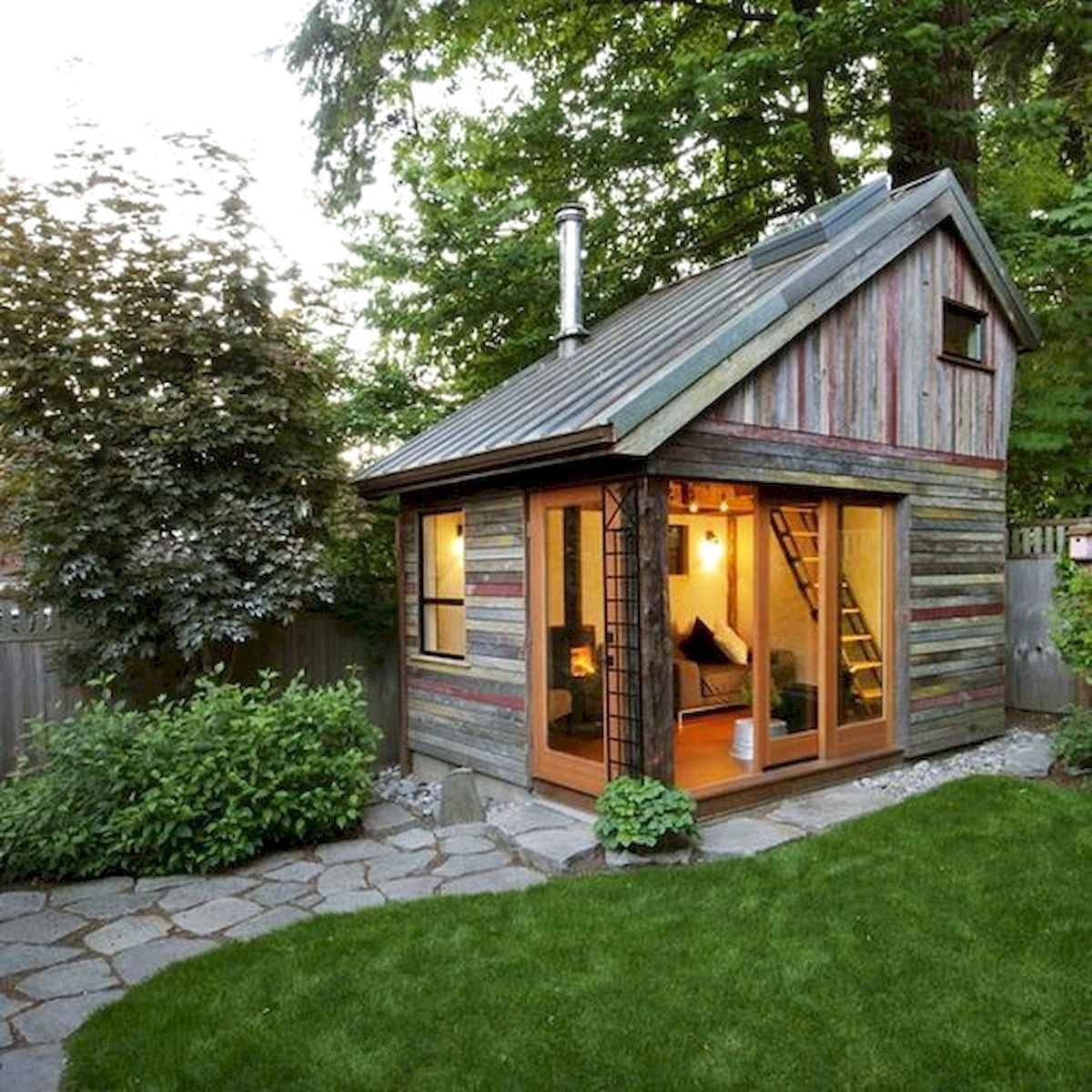 crooked wooden playhouse