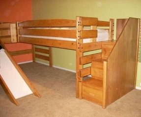 Loft Beds With Stairs And Storage - Foter