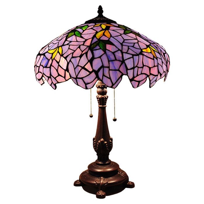 Tiffany style wisteria table lamp 3