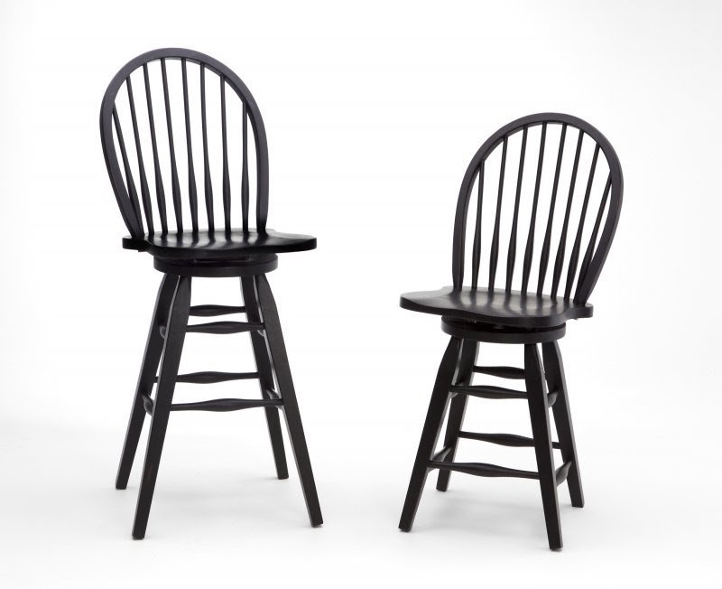 Black windsor bar stools 5