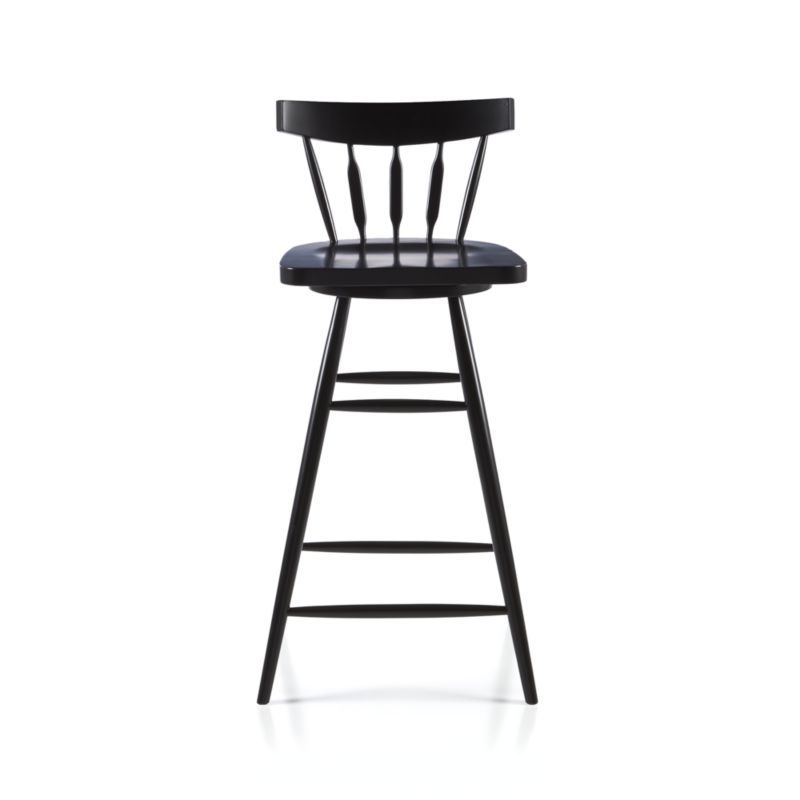 Black windsor bar stools 8