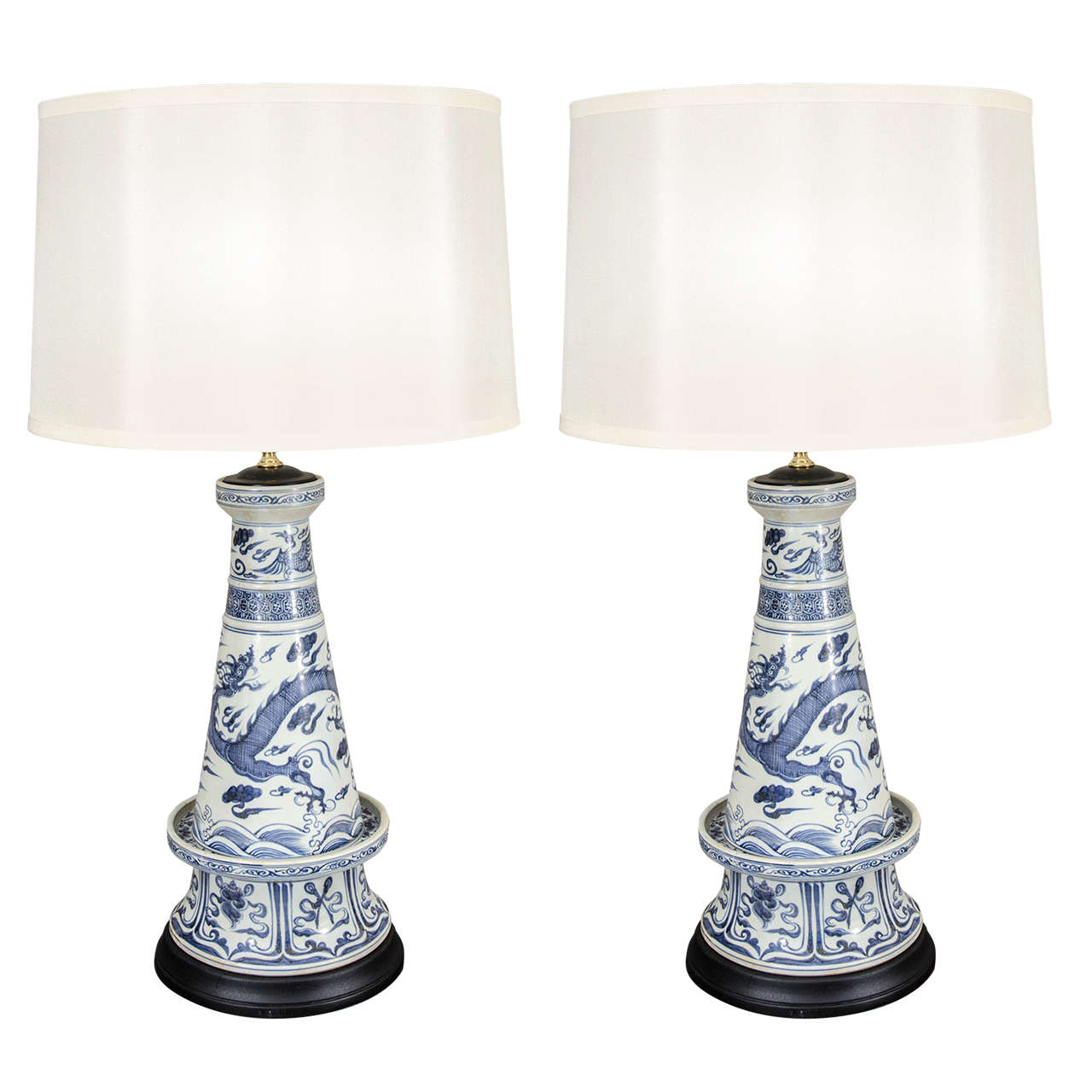 Chinese porcelain lamps 39
