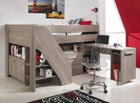 Double Bunk Bed With Desk Ideas On Foter