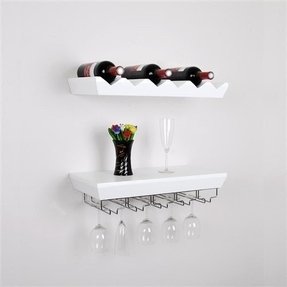 Wall Mounted Wine Rack And Glass Holder Ideas On Foter