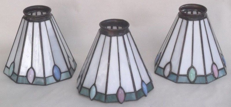 Frosted glass floor lamp shade replacements