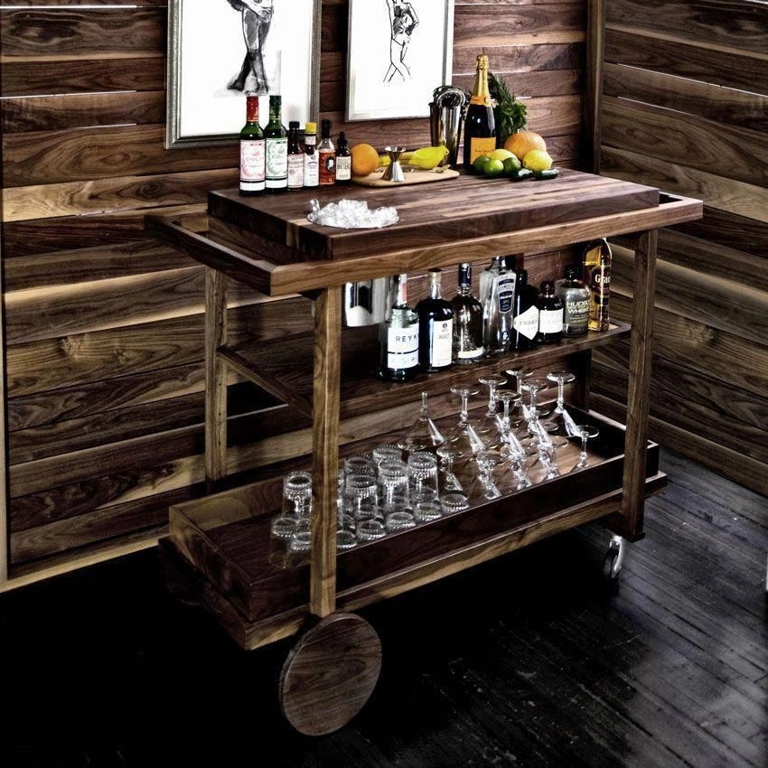 Get smart with a mobile bar for your apartment