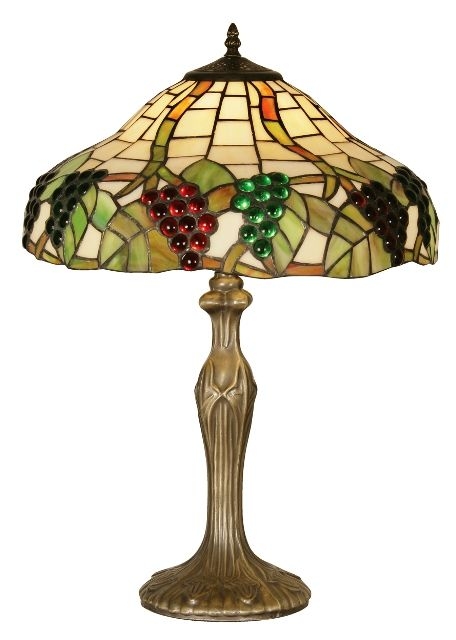 Grape tiffany table lamp 30