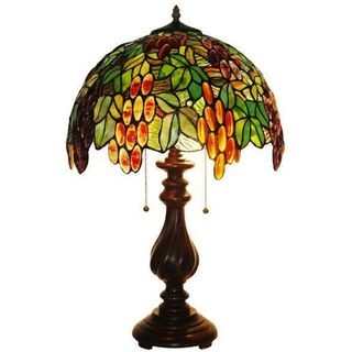 Grape tiffany table lamp 32