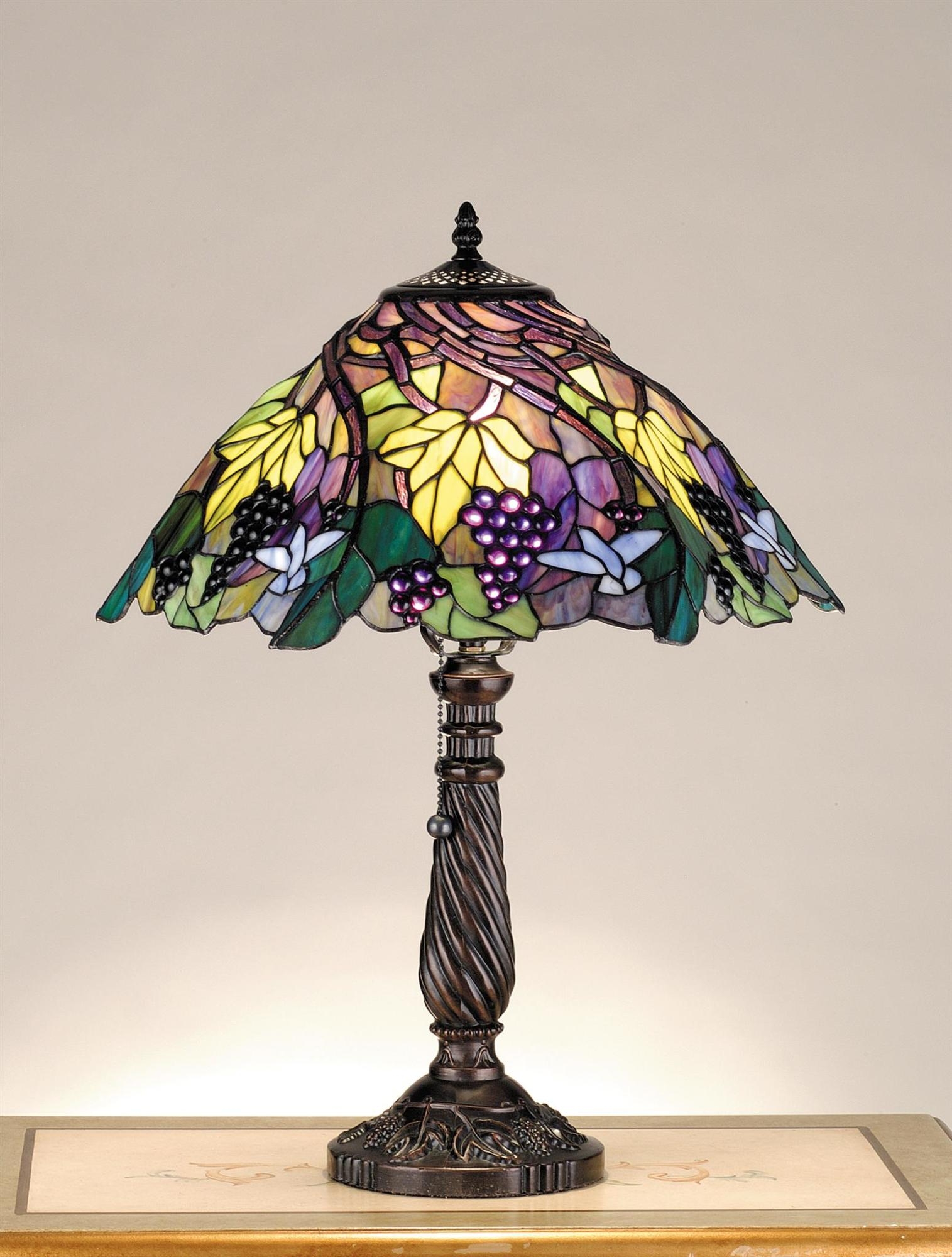 Grape tiffany table lamp 6