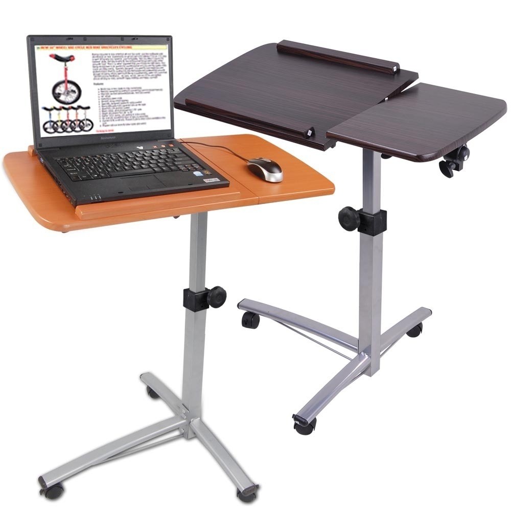 compact desk with wheels