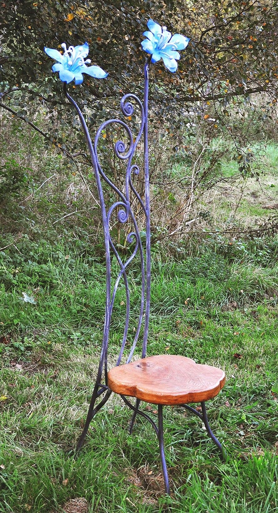 Metal garden chairs 3