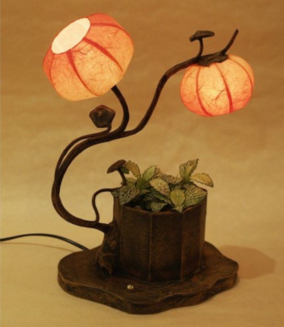 mulberry rice paper lamp