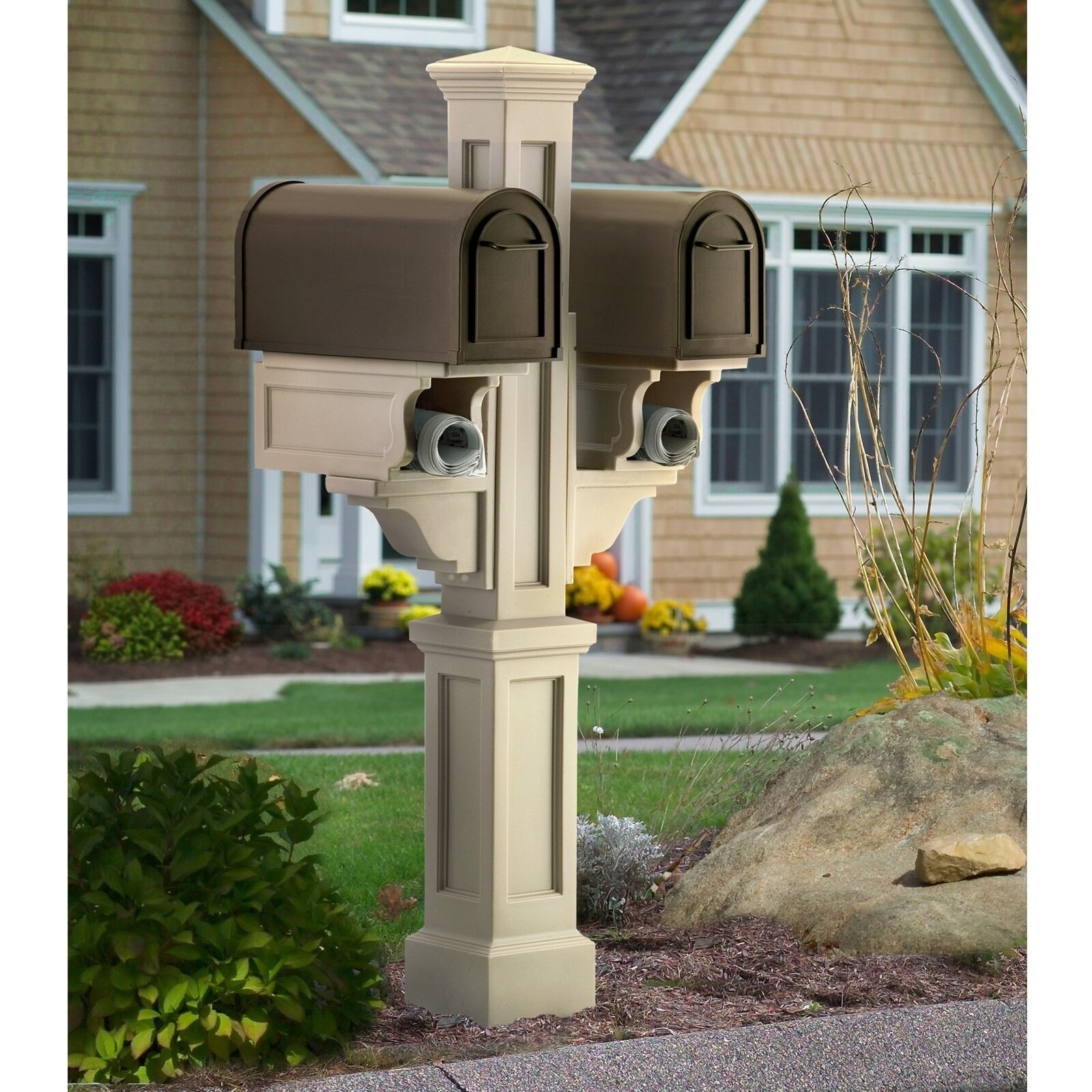 Multiple Mailbox Post Ideas on Foter