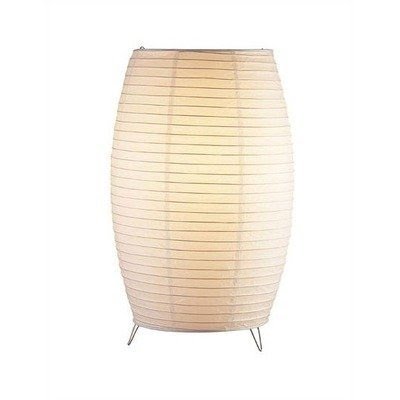 Paper shade table lamp