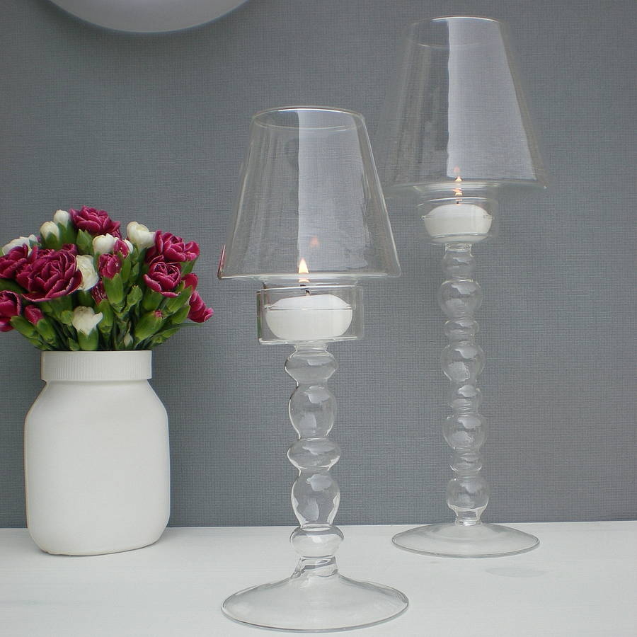 tea light lamps glass