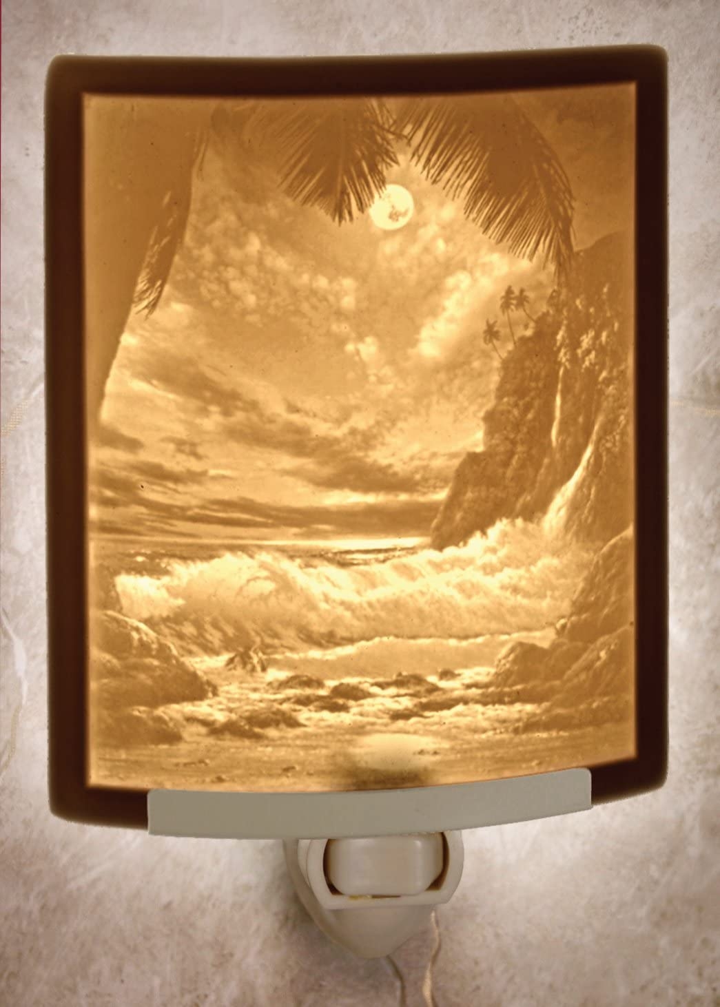 Porcelain Garden Lithophane Lamps - Ideas on Foter