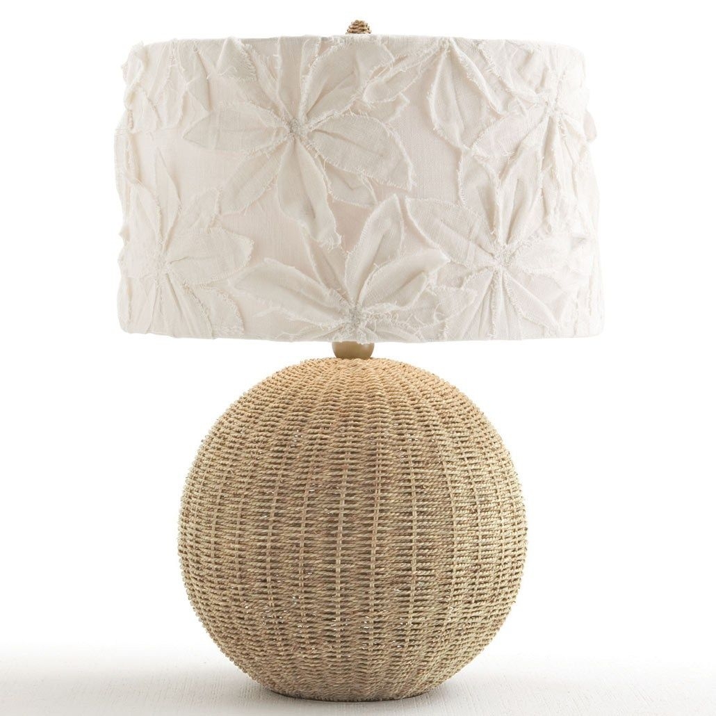 Wicker Lamp Base Foter