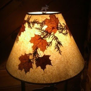 Adirondack lamp shades