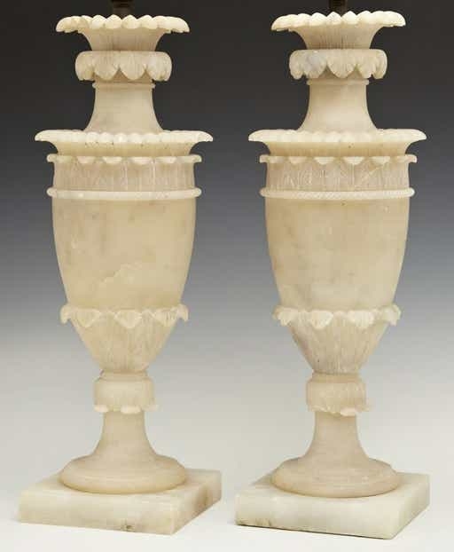 Alabaster urn lamp 3